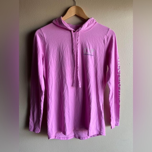 Vineyard Vines Women’s Hoodie Pink  Sweatshirt Pullover Long Sleeve Size XXS - Picture 1 of 14